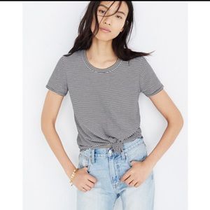 Madewell Knot Tied Tee Shirt